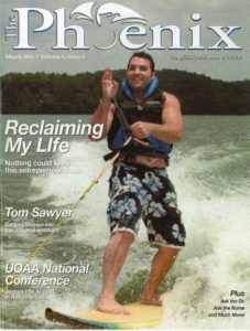 Richard O'Hamill on the cover of the Phoenix Magazine