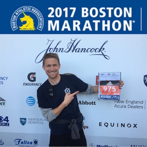 Collin Jarvis Boston Marathon Stealth Belt Start Line