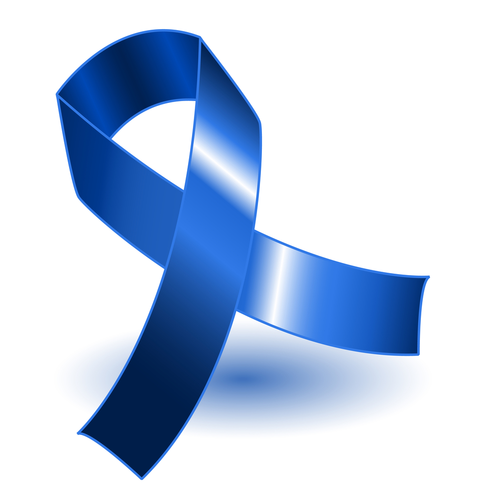 Colorectal Cancer Awareness Blue Ribbon