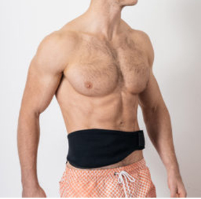 Ostomy hernia support clearance belt